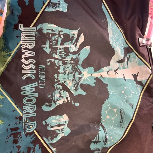 Jurassic World Black and Blue (10 in all) 19x25 standard pillow shams - Picture 4 of 8